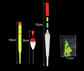 RYBOLOV - sada plavákov 15ks - 4