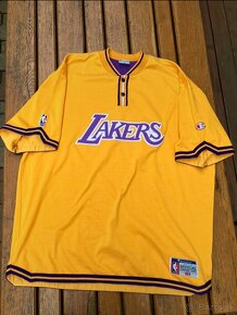 Los Angeles Lakers Shooting Shirt 90s - 4