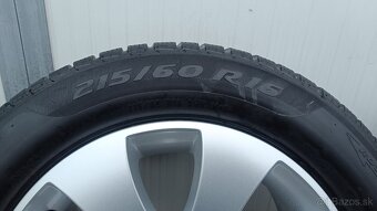 Sada elektrónov SKODA s pneu PIRELLI SOTTOZERO 3 215/60 R16 - 4