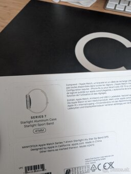 Apple Watch 7 41mm Starlight Aluminium - 4