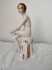 Royal dux akt žena porcelánová soška rarita

 - 4