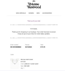 Vivienne Westwood - Perlový Choker - 4