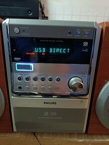 Philips Hi-fi veža. CD, rádio, USB, kazeta, AUX - 4