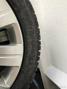 Zimne komplety pneu 205/50r17, 5x112r17  hlinikovy disk skod - 4