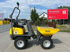 Dumper vyklapac Wacker Neuson 1001, 2018rv, 697mth - 4