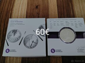 Strieborné 20€ pamätné fínske mince - 4