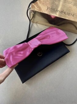 Vintage YSL velvet handbag - 4