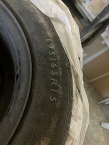 Pneumatiky   + disky 195/65/R15 Bridgestone,Pirelli - 4