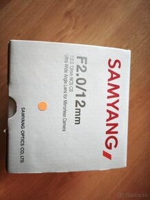 Samyang F2.0 12mm NCS CS pre Sony E - 4