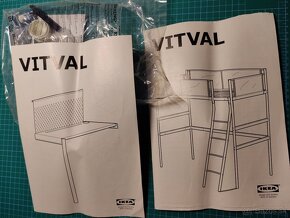 Vysoká posteľ VITVAL IKEA + matrac 90x200 + stolík - 4