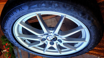 alu R17 5x112 orig. Mercedes B + A + VW Golf, pneu 205/50 - 4