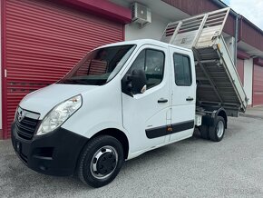 Opel Movano 2,3 dCi 7 miestny 3 stranný sklápač SK doklady - 4