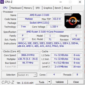 Herný PC ryzen 3 3100 / 16GB / 256GB / GTX 1060 / 2TB HDD - 4