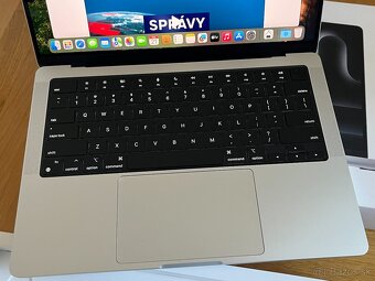 Macbook Pro 14" M4 10C 24GB RAM 1TB SSD strieborny QWERTY - 4