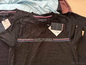 tommy hilfiger tricko cierne 3ks L - 4