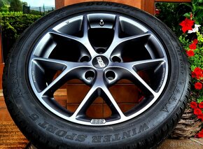 alu R17 5x120 zn. BBS, senzory, zimné pneu 225/50, BMW 3 - 4