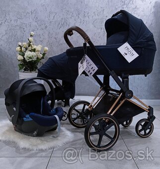 NOVÝ CYBEX PLATINUM ROSEGOLD 4 PRIAM 2024 MIDNIGHT BLUE - 4