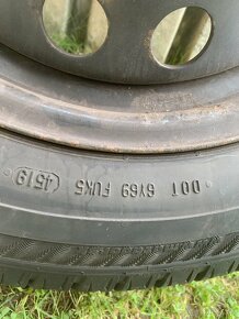 Predám 4ks jazdené zimné 205/65r16C - 4