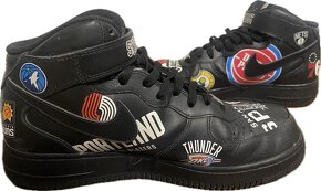 Nike x Supreme Air Force 1 Mid NBA leather high trainers - 4