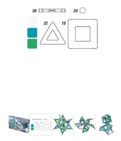 Stavebnica geomag Kids Panels 114 dielikov - 4