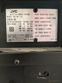 JVC MF-33 HI-FI  3 IN 1 MUSIC SYSTEM - 4