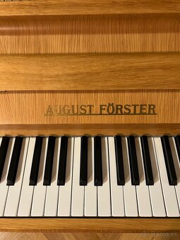 Predám piano August Forster - 4