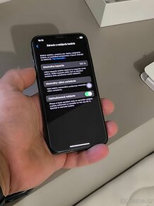 Iphone X 256 GB verzia Gray, ako nový 100% funkčný, komplet - 4