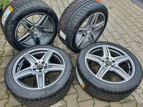 zimní alu kola orig. Mercedes AMG 5x112 99% r18" - 4