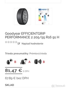 205/55 R16 91H letné GOODYEAR - 4