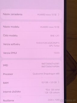 Huawei nova 10 se 8gb/128gb - 4