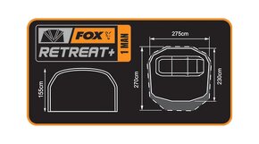 Bivak FOX Retreat+ 1Man + Zimný prehoz - 4