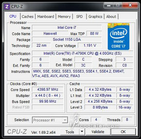 Herný cpu Intel Core i7-4790K, TURBO 4,4Ghz, socket 1150 - 4