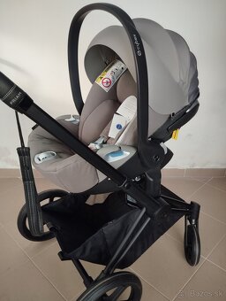 Cybex PRIAM, 3-kombinácia, MATT BLACK, grey - 4