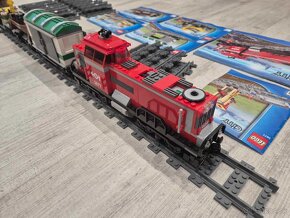 LEGO VLAK 3677 Red Cargo Train - 4