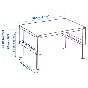 Predám výškovo nastavitelný stôl Ikea PÅHL - 4