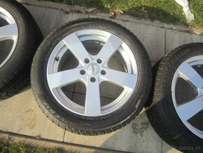 17" Al disky Dezent so zimnymi pneu Pirelli 215/55R17 - 4