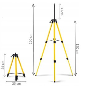 stativ na laser nivelak  svetlo a pod 150cm - 4