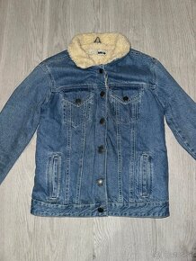 moto jeans stylova zateplena riflovka-riflova bunda - 4