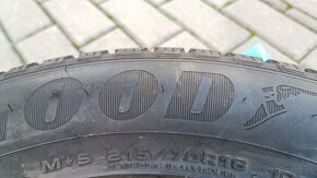 Pneumatiky 215/70 r16 TOP STAV - 4