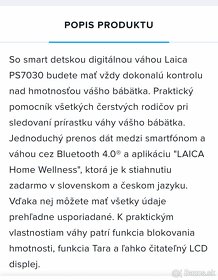 Laica Dojčenská váha s Bluetooth PS7030 - 4