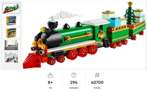 LEGO VIANOČNÝ VLÁČIK (Limitovaná edícia, set č.40700) - 4