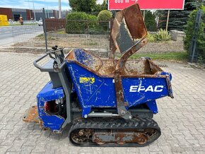 Samonakladací sklápač minidumper Epac LD800 pásový fúrik - 4