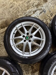 5x100mm R16 Skoda - 205/55 R16 letne Matador - 4