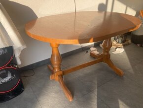 Stôl z tvrdého dreva - 4