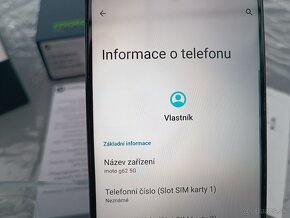 Nový Telefon Motorola Moto G62 5G Dual SIM/4GB RAM/64GB - 4