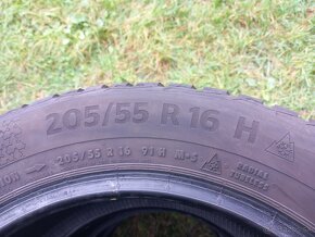 Zimné pneumatiky,kolesá,205 55/55 R16 Continental. - 4