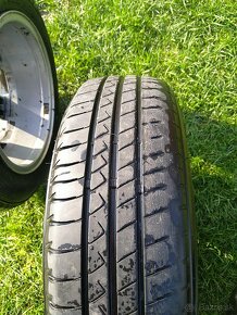 Elektrony 5x100 r14 + letne pneumatiky 165/70 r14 - 4