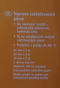 Zažehľovacie pasky na textil - 4