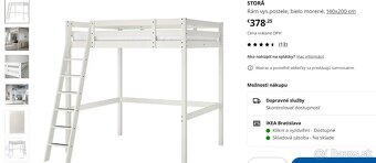 IKEA Poschodová posteľ + IKEA rozkladací gauč + IKEA stolík - 4