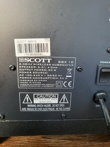 SCOTT SBX-10 SUBWOOFER - 4